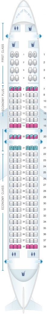 Boeing 737800 Seat Map Concept