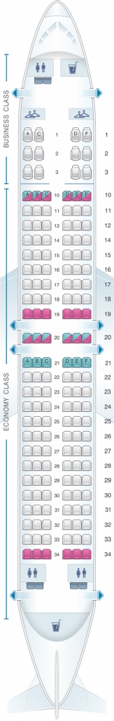 Boeing 737800 Seat Map Images